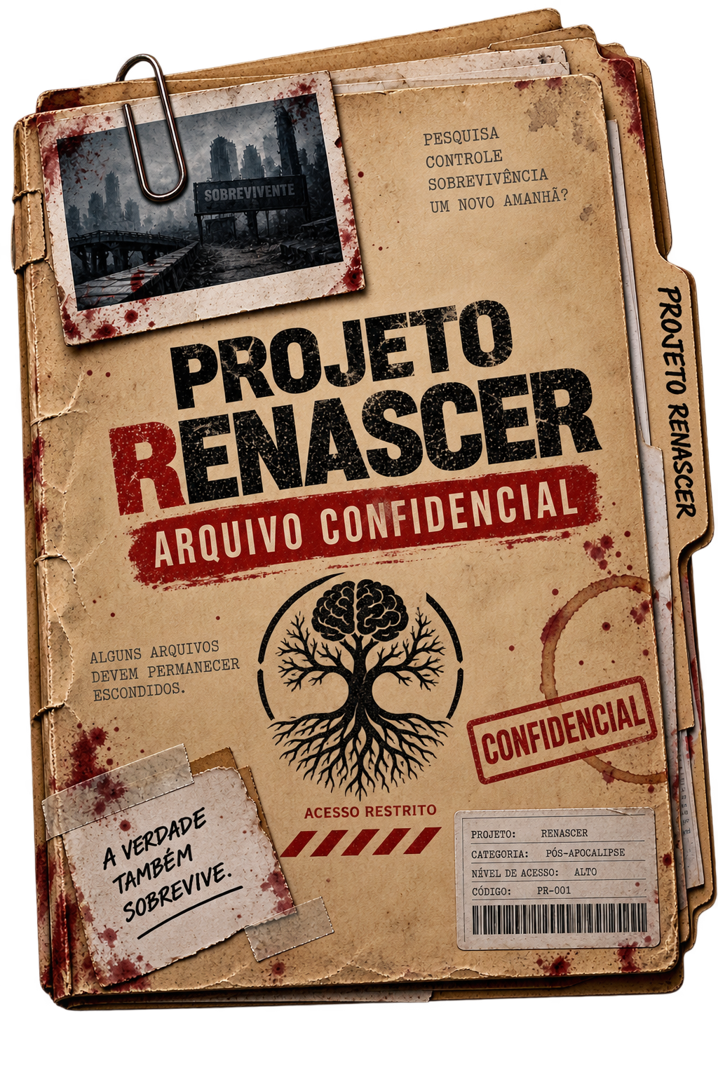 Pasta Projeto Renascer — Arquivo Confidencial